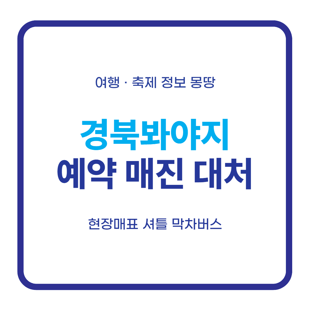경북봐야지 예약 하회선유줄불놀이 대표 이미지