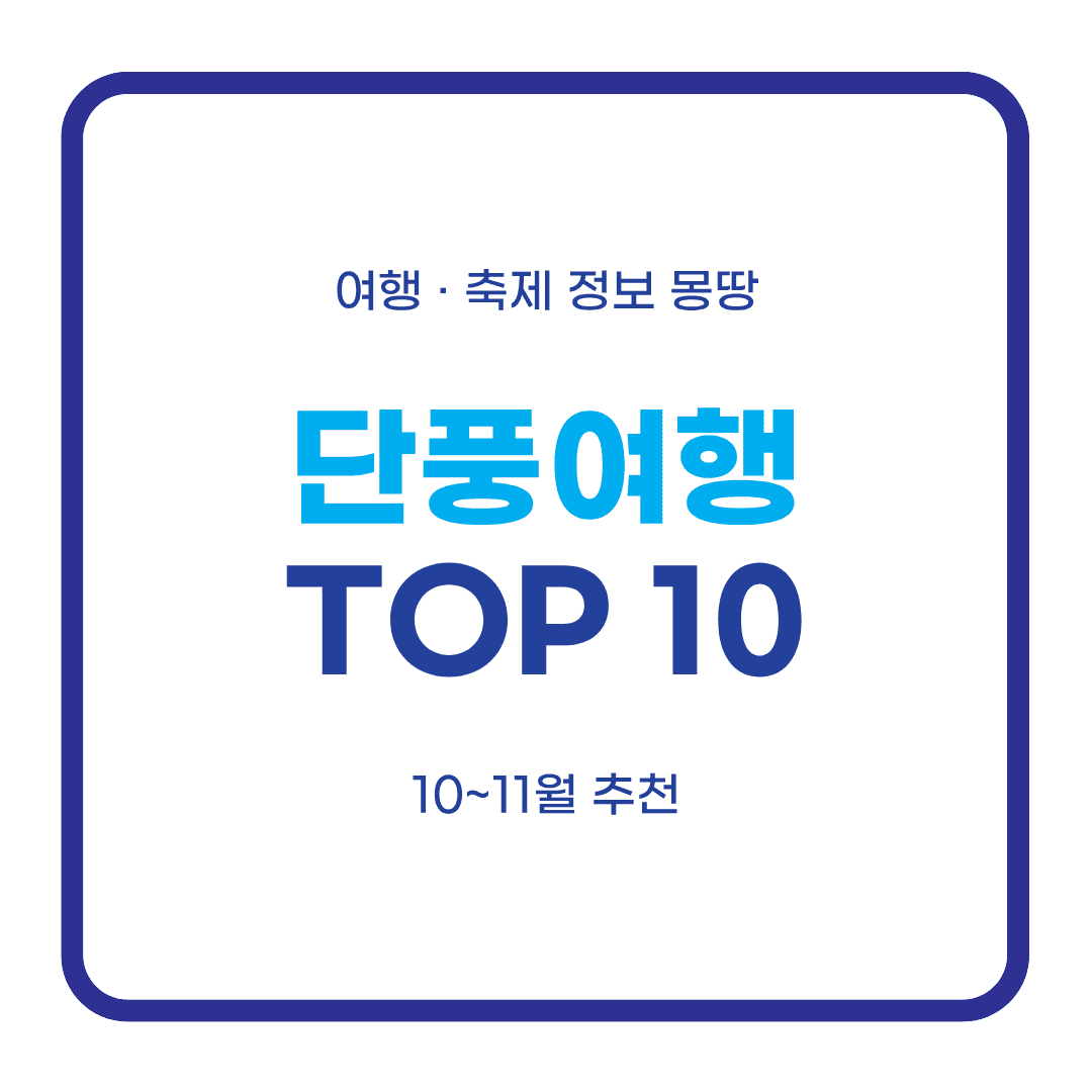 2026 단풍여행