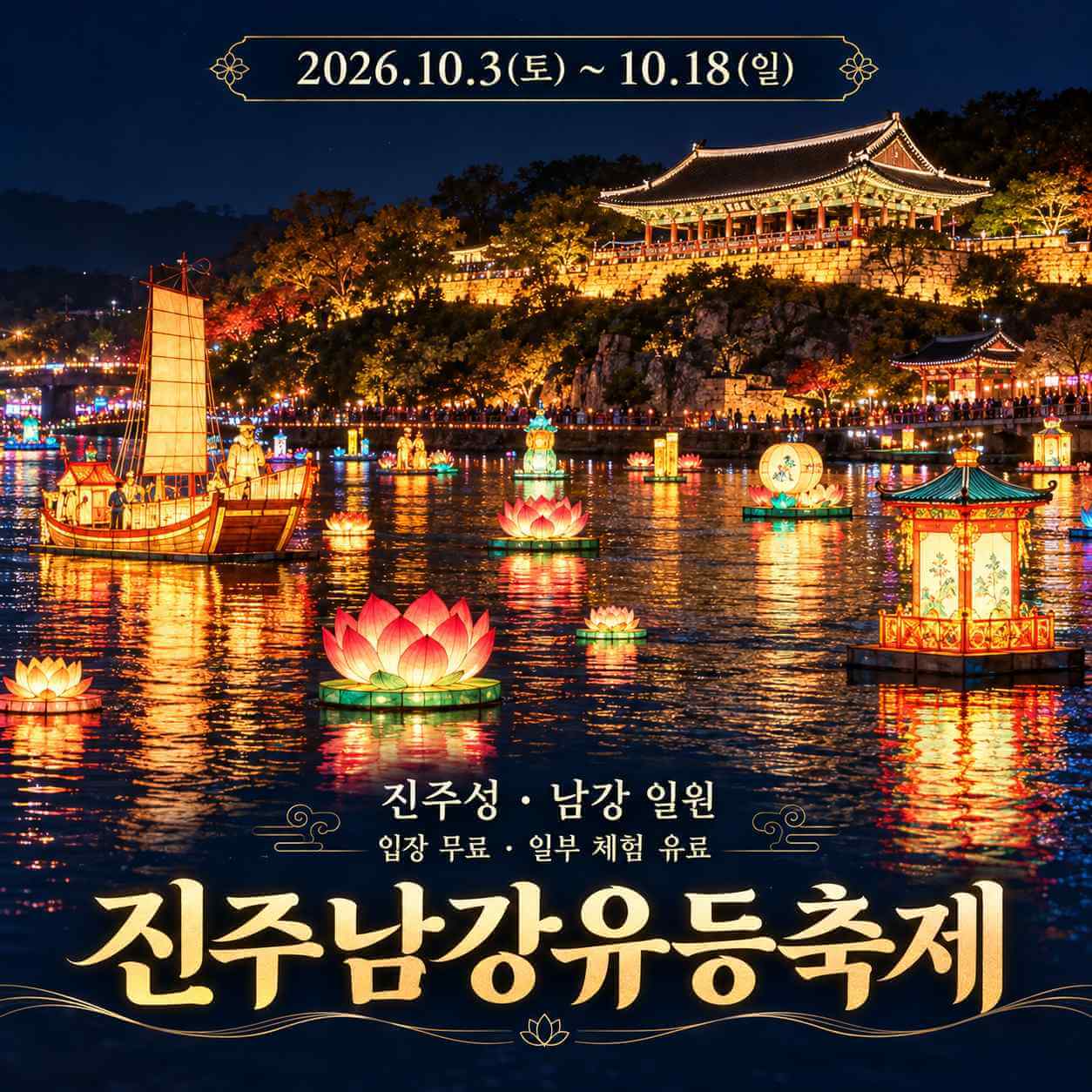 진주남강유등축제 2026